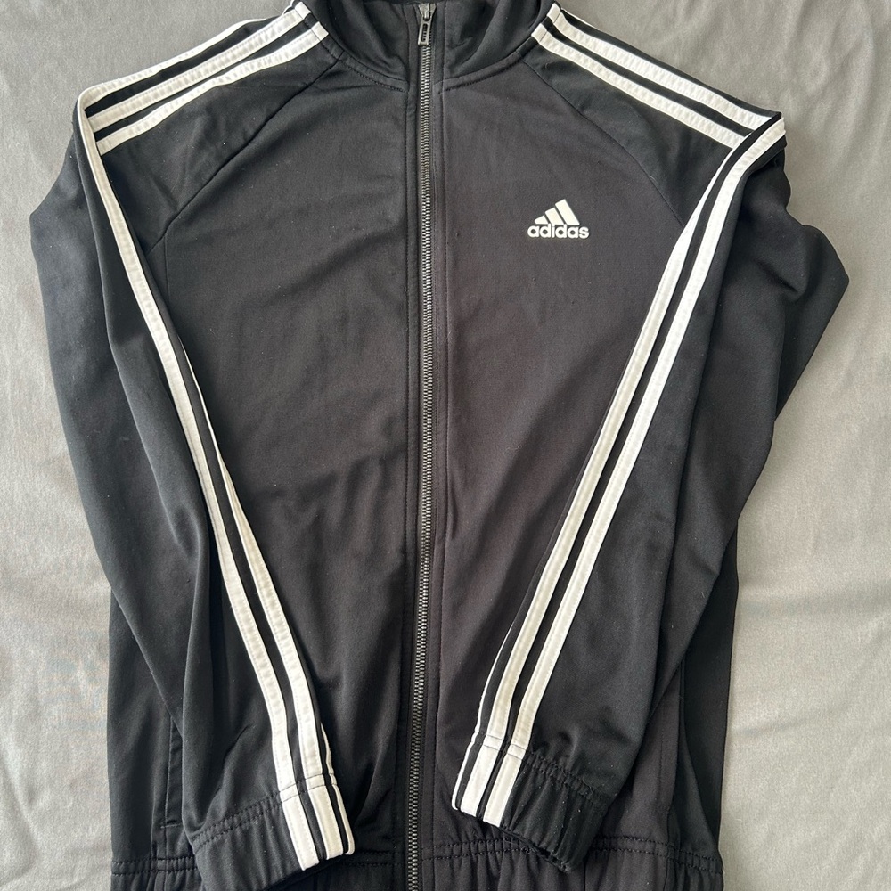 Adidas Men's Small Black Warm Up Track Jacket See Picture 2